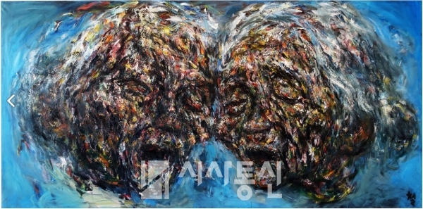 권순철, 부부, Oil on canvas, 200x400cm, 2007-2015.
