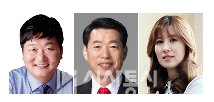 ▲ 정재현 위원장, 김환석 시의원, 홍진아 시의원